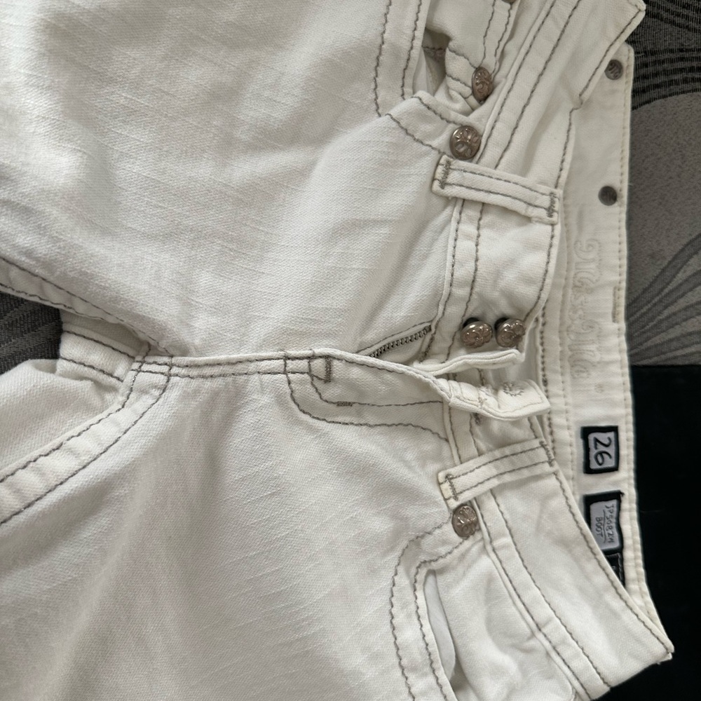 Miss Me Women's Boot Cut Jeans - White